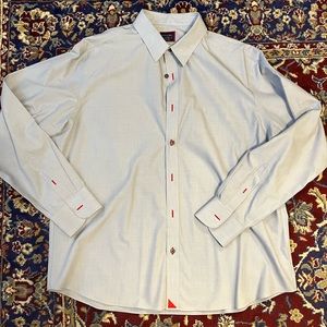 UNTUCKit button up collared longsleve Mens XL light blue